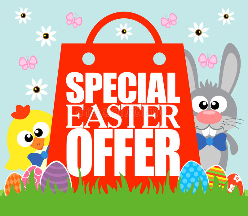 special easter offer funny rabbit chicken card 50592897